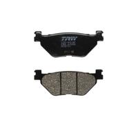 TRW MCB731 Organic Allround Juego de Pastillas de Freno para Yamaha XT Eje trasero y otras motos