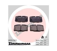 ZIMMERMANN 20939.150.1 Juego de pastillas de freno