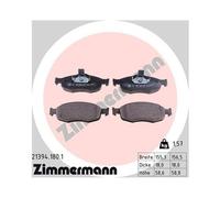 Juego De Pastillas De Freno Zimmermann 21394.180.1 para Ford Eje Delantero