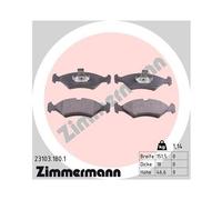 Juego De Pastillas De Freno Zimmermann 23103.180.1 para Ford Mazda Eje Delantero
