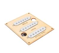 Juego de Pastillas Guitarra Eléctrica, Imanes Alnico 5 para Bobina Simple con Impedancia: Mástil 6.4K, Medio 6K, Puente 7K para Reemplazo (SILVER)
