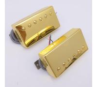 Juego de pastillas Humbucker para guitarra LP Classic 57 Plus Alnico II 50/50 mm, puente/mástil, color dorado 4C para accesorios de guitarra Gibson Les Paul