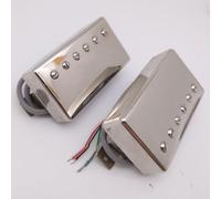 Juego de pastillas Humbucker para guitarra LP Classic 57 Plus Alnico II 50/50 mm, puente/mástil, cromadas 4C para accesorios de guitarra Gibson Les Paul