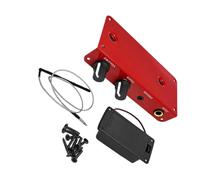 Juego de pastillas para guitarra acústica con controles de, Red | Pastilla de vibración piezoeléctrica, salida ajustable y equilibrio tonal, conexión a amplificadores y equipos de