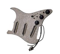 Juego De Pastillas Pickguard SSS Cargadas, Convertidor Multifunción, Mini Pastillas Humbucker Adecuadas Para For ST Guitarra Guitarra Precableado Golpeador (Color : 09)