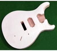 Juego de pastillas PRS HH para guitarra con diseño de llama de caoba, en el talón, repuesto para proyecto de guitarra