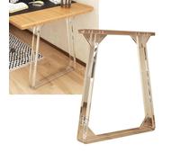 Juego de patas acrílicas transparentes resistentes para mesa de comedor, mesa de café, banco, silla, escritorio, patas de repuesto de 45 x 72 cm, patas de acrílico de lujo