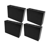 Juego de patas de madera para muebles, 4 - 12 cm de altura, patas de sofá en forma de L, elevadores de cama de madera, patas de sofá de repuesto, patas de mesa elegantes para decoración del hogar