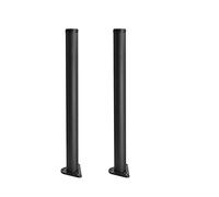 Juego de patas de mesa ajustables de acero inoxidable, 2 patas de soporte de grado 304, patas de gabinete de aleación de aluminio, altura personalizada (color: B, tamaño: 39.4 pulgadas)