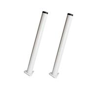 Juego de patas de mesa ajustables de acero inoxidable - 2 piezas, soportes de muebles de acero 304 y aluminio, altura personalizada de 130 cm, perfecto para armarios y decoración del hogar (color: A)
