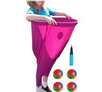 Juego de Patio Granny Pants: ¡El Juego definitivo for Fiestas en el jardín! Juegos de Patio, Juegos de Campo for reuniones Familiares, Sets Gigantes for Exteriores con 4 Pelotas saltarinas y una bom