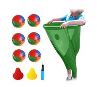 Juego De Patio Granny Pants,Granny Pants Yard Game Set,Pantalones De Abuela para Juegos De Patio,El Mejor Juego De Fiesta En El Patio Trasero, Juegos Aro con 6 Bolas Hinchables-A