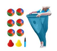Juego De Patio Granny Pants,Granny Pants Yard Game Set,Pantalones De Abuela para Juegos De Patio,El Mejor Juego De Fiesta En El Patio Trasero, Juegos Aro con 6 Bolas Hinchables-C