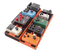 Juego De Pedalboard De Guitarra | Accesorios De Tablero De Pedal De Efecto Ligero | Pedal De Pedal Suministrado Por Energía Portátil Para Guitarra Eléctrica Bass Músico Músico Escuela De Ensayo Aparic