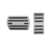 Juego De Pedales De Acelerador Y Freno Antideslizantes Para Mondeo 2022-2024 Con Cubiertas De Acero Inoxidable Pedales Antideslizantes(Silvery)