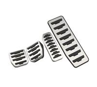 Juego de pedales de coche para Land para Rover Discovery Sport L550 2014-2019, freno de embrague de combustible, cubierta de pedal antideslizante (3 piezas A)