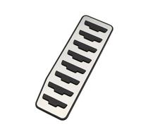 Juego de pedales de coche para Land para Rover Discovery Sport L550 2014-2019, freno de embrague de combustible, cubierta de pedal antideslizante (3 piezas A)