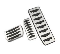 Juego de pedales de coche para Land para Rover Discovery Sport L550 2014-2019, freno de embrague de combustible, cubierta de pedal antideslizante (3 piezas A)