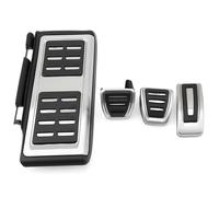 Juego de pedales de coche para Seat para Cupra Ateca KH7 2016-2022 AT MTCar Pedales de freno, reposapiés de freno sin perforación cubierta de pedal de coche (1 unidad) (4 piezas)