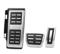 Juego de pedales de coche para Seat para Cupra Ateca KH7 2016-2022 AT MTCar Pedales de freno, reposapiés de freno sin perforación cubierta de pedal de coche (1 pieza) (3 piezas B)