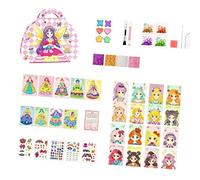 Juego de pegatinas de maquillaje de princesa mágica, juguete cosmético para niños, dibujo educativo y colorear, actividad artesanal, regalo para niñas, maquillaje lavable para juegos de rol, juguete,
