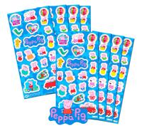 Juego de pegatinas de Peppa Pig para regalos de fiesta ~ El paquete incluye ms de 100 pegatinas de Peppa Pig y 8 hojas de pegatinas (suministros