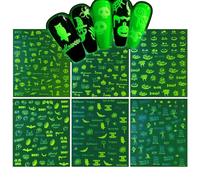 Juego de pegatinas de uñas festivas para Halloween, Navidad, crea un diseño festivo único de manicura, pegatinas temáticas, decoraciones listas para fiestas, completa tu