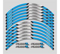 Juego De Pegatinas Decorativas para Llanta Motocicleta, Pegatina Reflectante para Rueda Delantera Y Trasera, para BMW F900R F900 R F900r Calcomanía llanta(Color5)