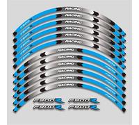 Juego De Pegatinas Decorativas para Llanta Motocicleta, Pegatina Reflectante para Rueda Delantera Y Trasera, para BMW F900R F900 R F900r Calcomanía llanta(Color10)