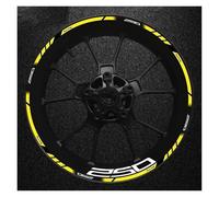 Juego De Pegatinas Decorativas Rueda Motocicleta Pegatina Protección para Llanta, Reflectante Impermeable para Kawasaki para Z250, 1(Color 28)