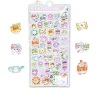 Juego de pegatinas hinchadas 3D - Pegatinas de gatos Kawaii, pegatinas reutilizables mini hinchables, pegatinas impermeables para álbumes de recortes para niños, adecuadas como recompensa y decoración