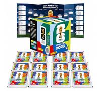 Juego de pegatinas originales de Panini del Mundial 2026 XXL - para coleccionar y pegar + 1 x calendario del Mundial (50 bolsas/350 bolsas individuales)