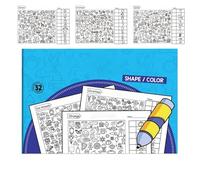 Juego De Pegatinas Para Encontrar: 18 X 26 X 0,5 Cm, Almohadilla Interactiva Para De Aprendizaje Temprano, Libro De Actividades Con Pegatinas Para Niños, Juego Divertido Para Colorear, Li