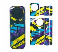 Juego de Pegatinas para insta360 X5 cámara, Paquete Completo de Pegatinas de protección, cámara de acción de la Piel de protección Resistente al Sudor calcomanías (Color 1)
