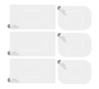 Juego de pegatinas para parabrisas - Películas adhesivas de protección, 6 piezas de película transparente para parabrisas, película para cámara de salpicadero con fácil aplicación, estilo de protecti