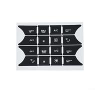 Juego de pegatinas para reparación de botones de volante de Mercedes, control de clima de CA, cerradura de puerta de ventana, compatible con modelos 2007 2014