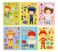 Juego de Pegatinas Profesional I 18 Profesional I Bricolaje Libro de Recortes diseño de Libro de Recortes Paquete de Pegatinas Cambio de Cara Pegatinas de Rompecabezas
