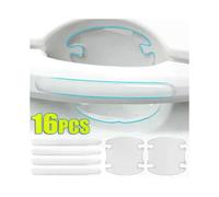 Juego de pegatinas protectoras transparentes invisibles para el borde del espejo retrovisor del coche,