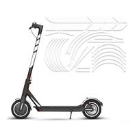Juego de pegatinas reflectantes para xiaomi para scooter M365 mejora la visibilidad al cruzar carreteras en condiciones de iluminación tenue (100% blanco)