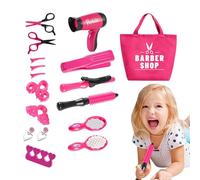 Juego De Peinado De Peinado, Set De Peluquería Simulada - Juego De Peluquería Para Niños Juego Para Niñas Juego De Pelo Secador De Belleza Pretendiente Set De Salón De Salón - Juguetes Coloridos Set D
