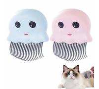 Juego de peines 2 en 1 para gatos y perros, eficaz peine antipulgas para gatos y perros, herramienta de aseo para gatos y perros