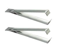 Juego de pelador de ajos y pinzas para huesos de pescado de acero inoxidable: herramienta de cocina con clip para pelar ajos, quitar espinas de pescado y cocinar verduras | Contiene 2 piezas, perfecto