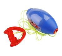 Juego de Pelota con Zoom, Juego de Pelota con lanzadera para Tirar de Zoomball para 2 Jugadores, Deportes en Interiores y Exteriores, Lala Pelota Juguetes, Bolas de tirado interactivas (Blue)