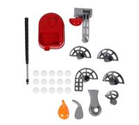 Juego de Pelota de Club Interior para niños pequeños, diseño Modular de Ataque de pie, Juguetes Deportivos para Interiores y Exteriores (Roja)