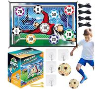 Juego de Pelota de Fútbol para Niños, Juego de Portería de Fútbols para Lanzamiento, Tapete de Entrenamiento de Fútbol con 1 Pelota y 1 Diana de Franela, Juguete Deportivo Educativo