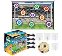 Juego de Pelota de fútbol para niños, Juego de tapete de Juego de Pelota de fútbol, Juegos de porterías de para niñas, Equipo de Entrenamiento de para niños, niñas, Mayores de 3 añ