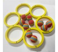 Juego de Pelota Flotante | Juegos de Lanzamiento | Bola de Bola Flotante de la Piscina | Juego de Lanzamiento Flotante | con 12 Bolas | Actividad multijugador para Playa, jardín y Parque acuático