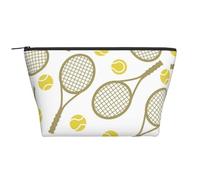 Juego de Pelota Tenis, Bolsa de artículos de tocador Bolsa de Maquillaje Bolsa de cosméticos Bolsa de artículos de tocador de Viaje portátil