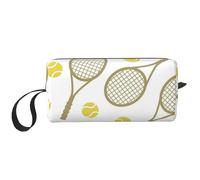 Juego de Pelota Tenis, Bolsa de Maquillaje Bolsa de cosméticos Bolsa de artículos de tocador de Viaje portátil Bolsa de Maquillaje