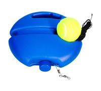 Juego de pelotas de entrenamiento de tenis con cuerdas, dispositivo de entrenamiento de tenis de autoestudio para principiantes y atletas, herramienta portátil de ejercicio de control de pelota